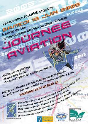 affiche journ�e aviation - ALARME