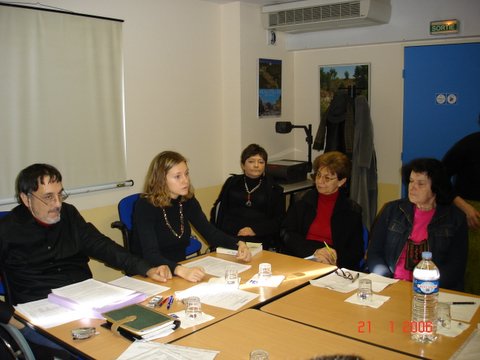 Photo de l'assembl�e g�n�rale de l'association libre d'aide � la recherche sur la moelle �pini�re
